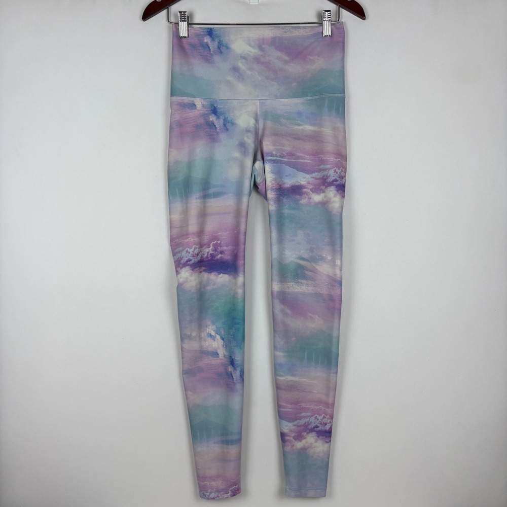 Old Navy Leggings Womens‎ Medium Purple Preowned Powersoft Extra High-Rise Cloud